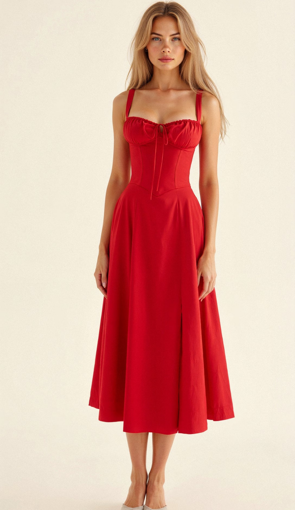 GR | Blumen Kleid für Frauen Midi