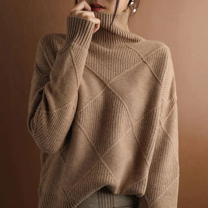 GR | High-collar sweater