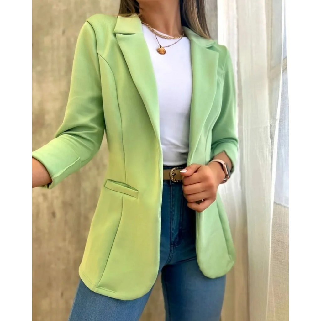 GR – Vintage-Damenblazer ohne Schnalle