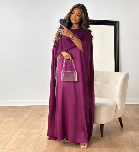 GR | Lange Satin Kleider für Frauen