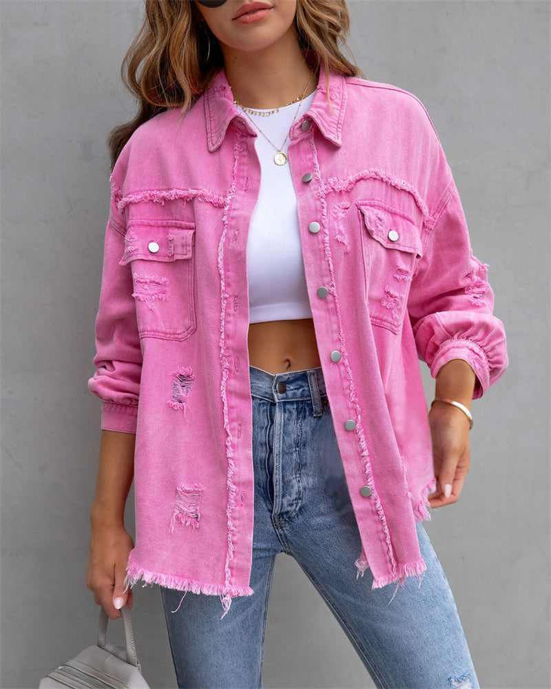 GR | Stylish denim jacket for women