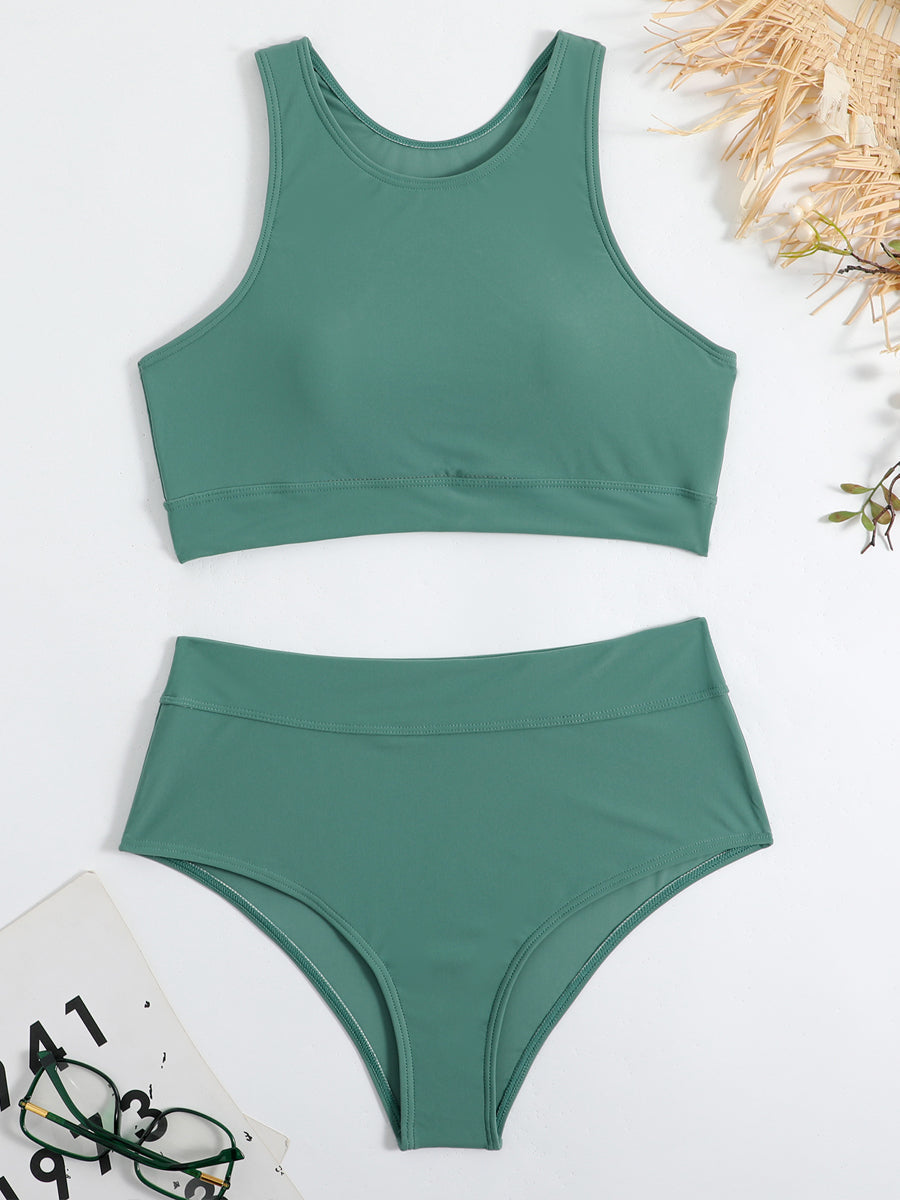 GR | Women's Sporty High Waist Bikini Women's Swimwear