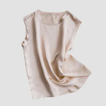GR | Sleeveless Silk Satin Top