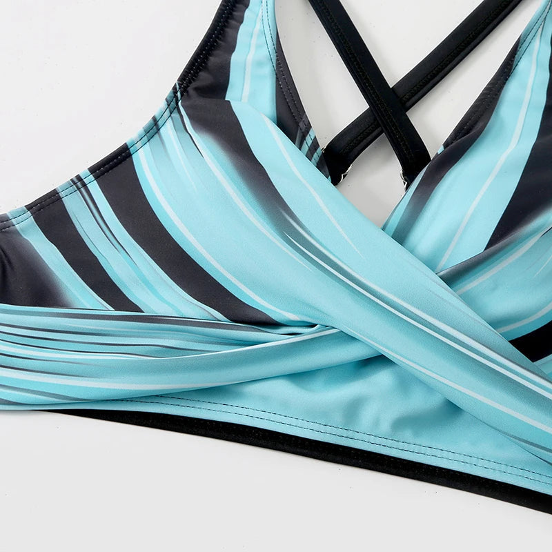 GR | High-waisted bikini set