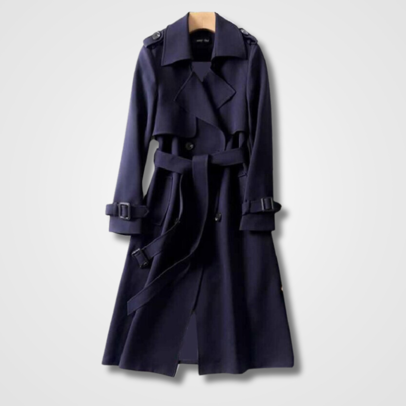 GR | Casual Long Trench Coat With