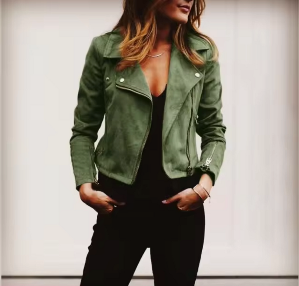 GR | Short suede jacket