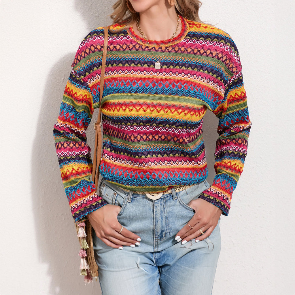 GR | Retro-Herbstpullover