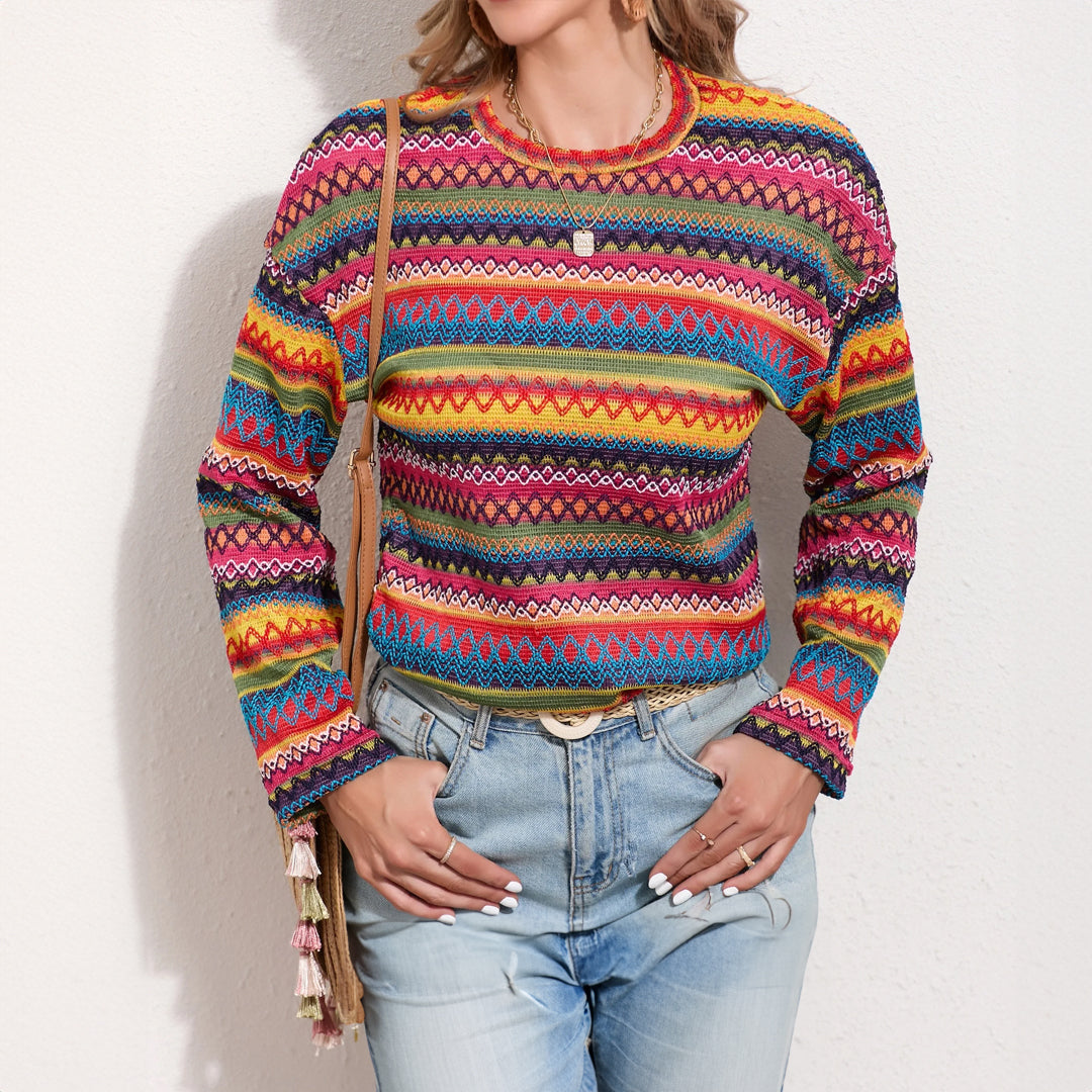 GR | Retro-Herbstpullover