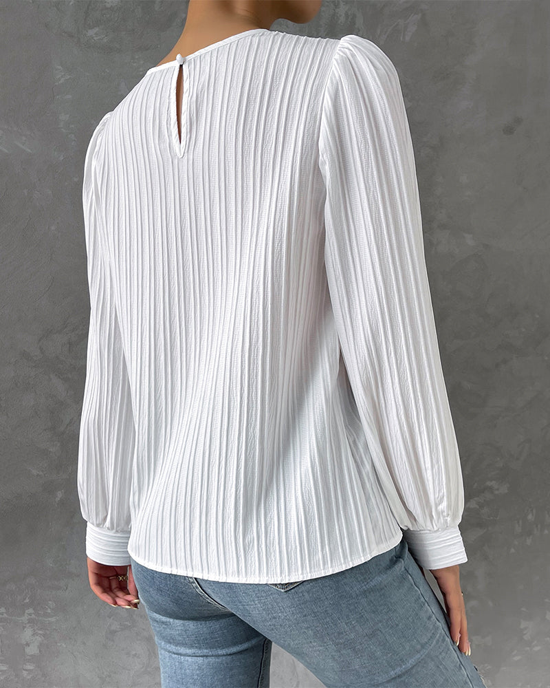 GR | with round neck for women - Stylish and comfortable collarless GR