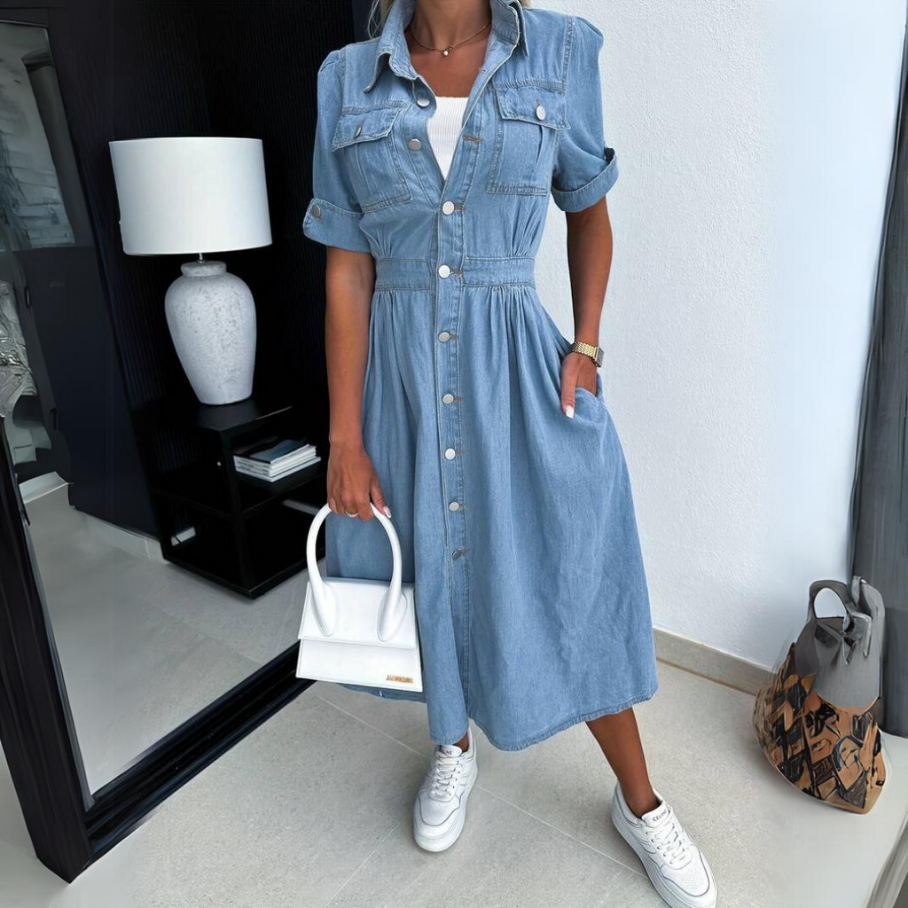 GR | Women's Elegant Trendy Denim Dress