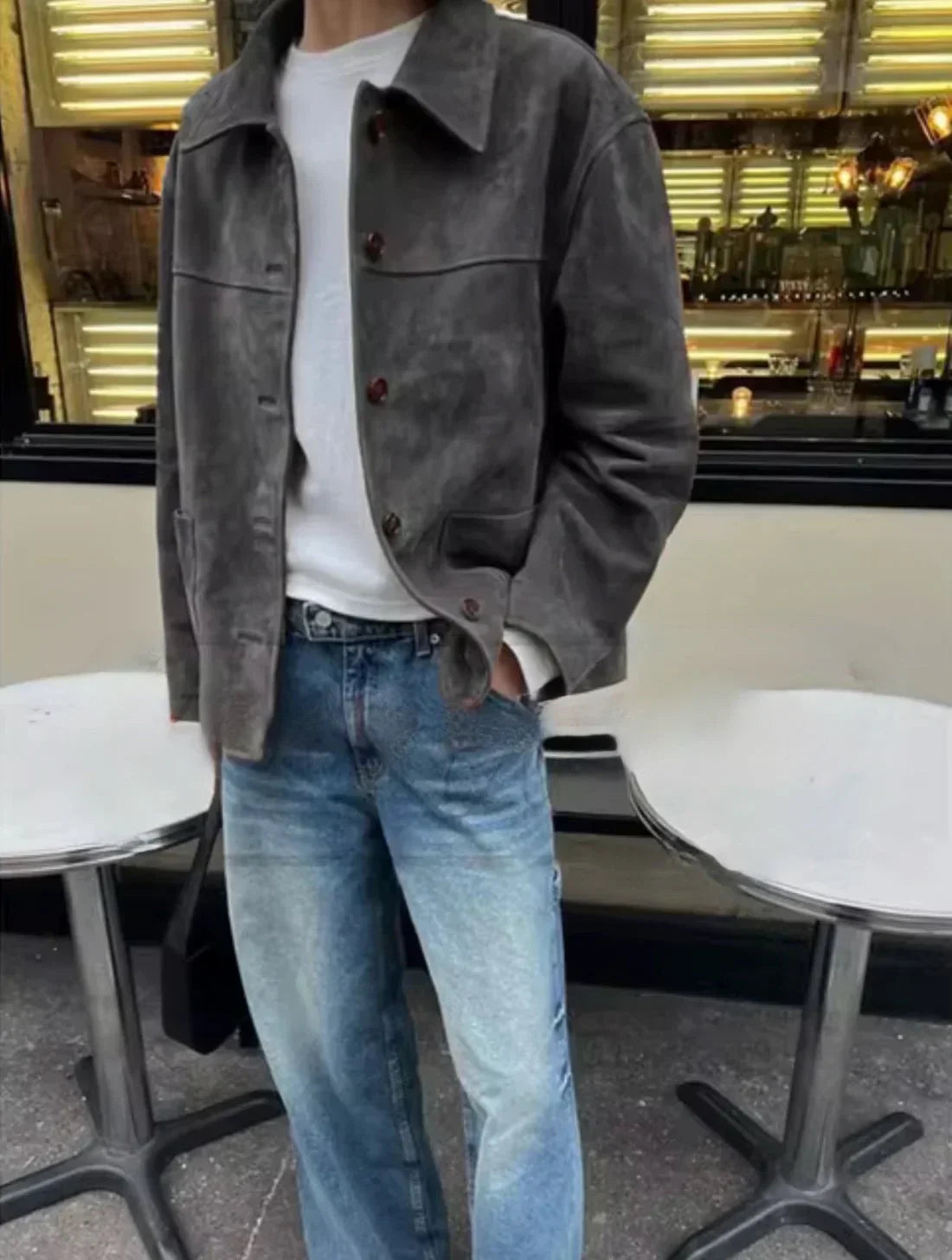 Vintage suede jasper