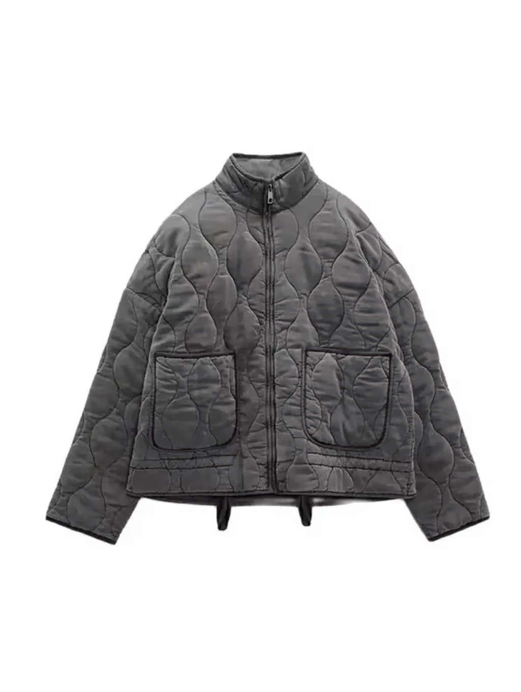 GR | Stylish padded jacket with zipper