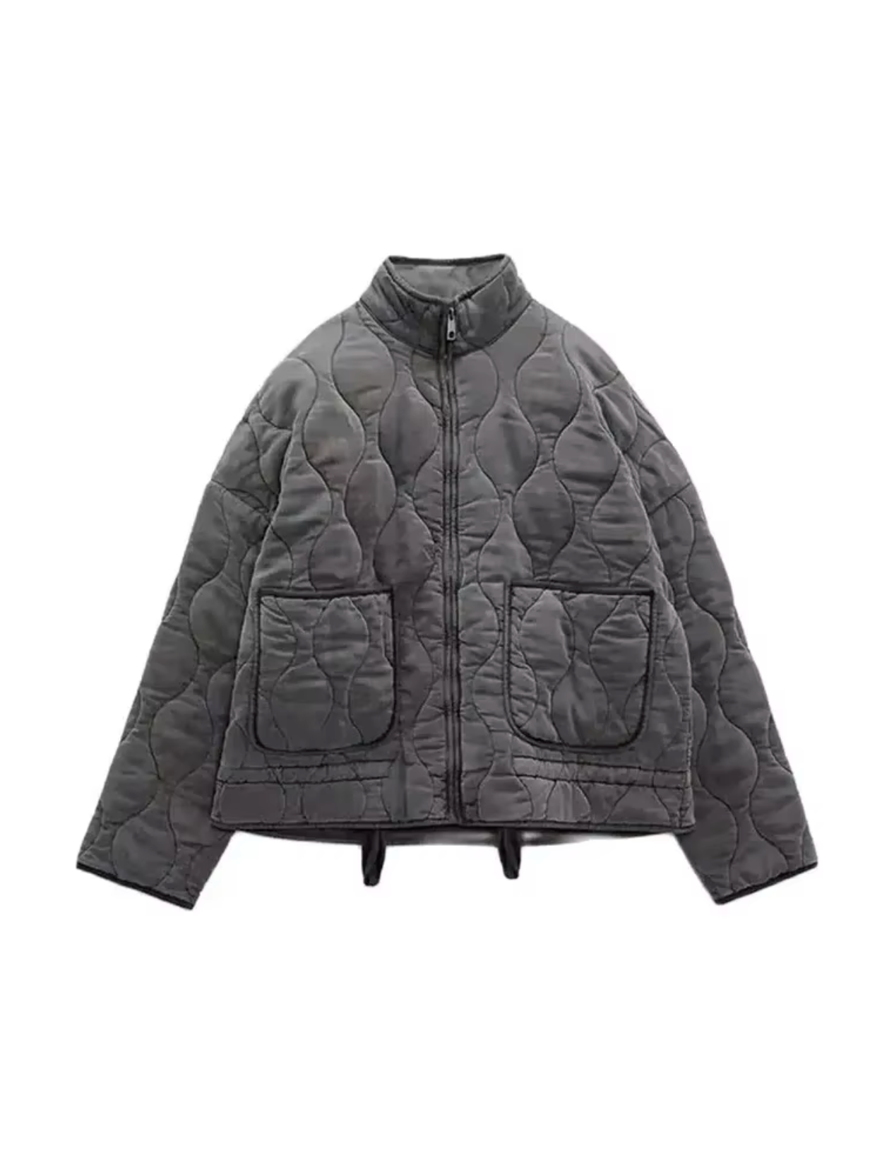 GR | Stylish padded jacket with zipper