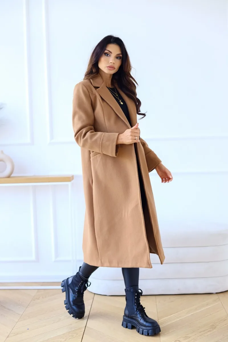 GR | Classic long trench coat with