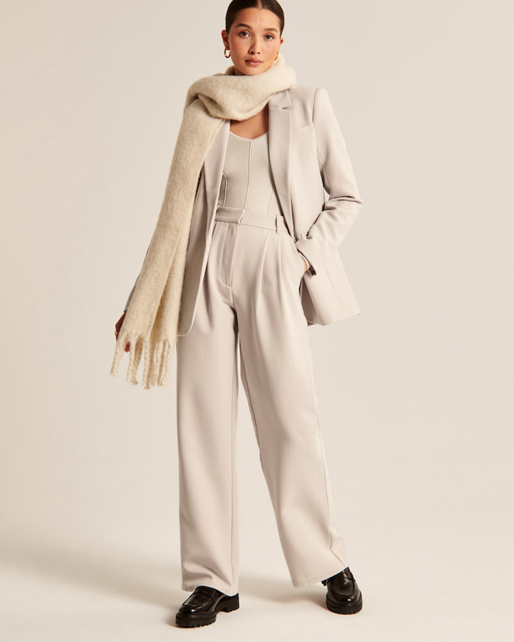 GR | Casual high-waisted wide-leg trousers for women