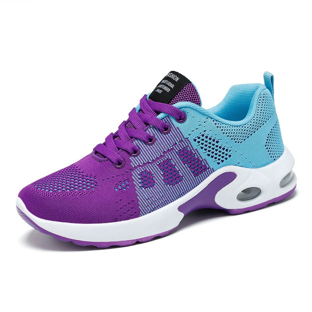 GR | Breathable sports shoes with cushioned sole for women