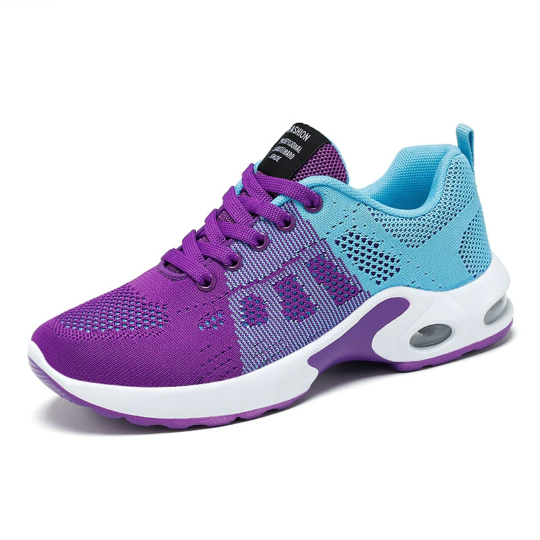 GR | Breathable sports shoes with cushioned sole for women