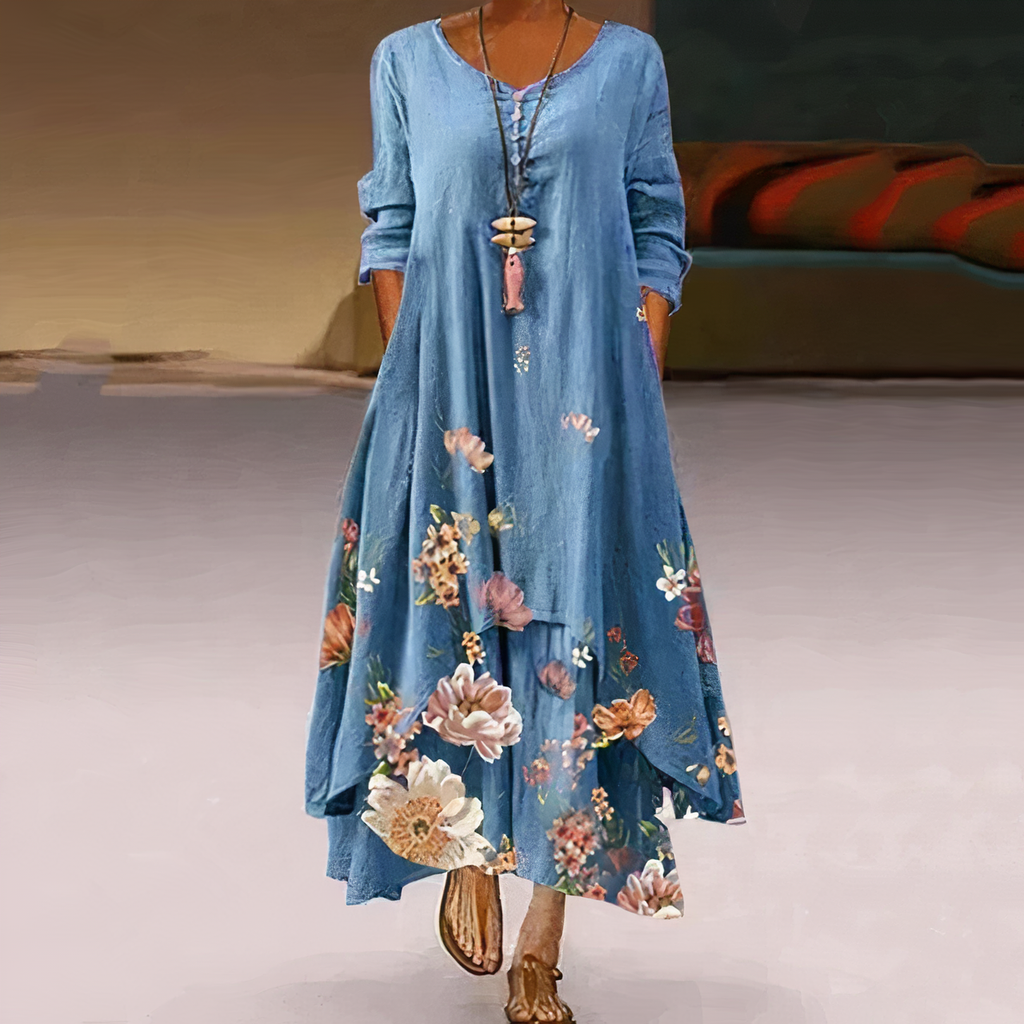 GR | Elegant fashion cotton dress 