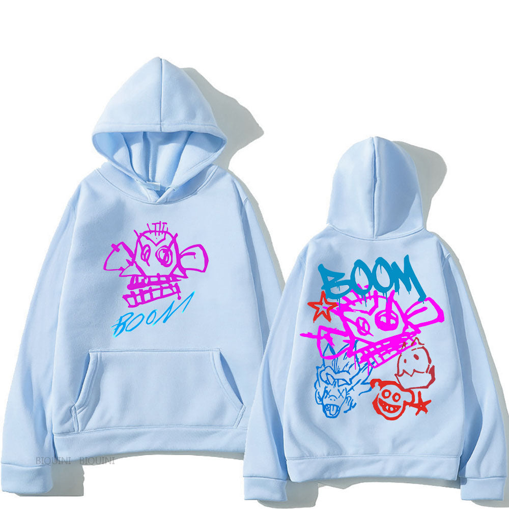 GR | Arcane Jinx cartoon long sleeve hoodie