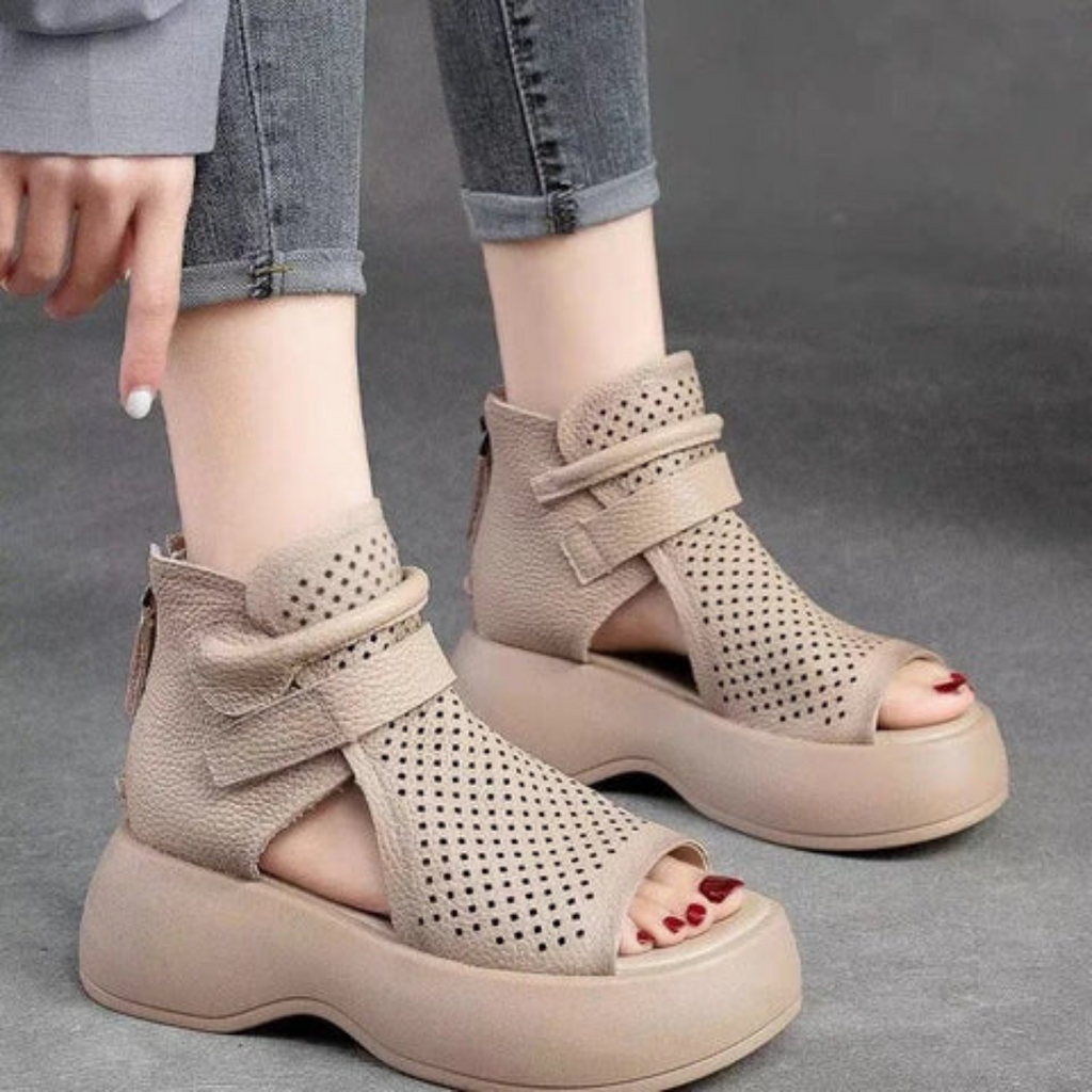 GR | Leather Sandals for Orthopedic Needs