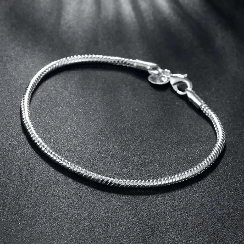 GR | 925 Sterling Silver Charm Bracelet for Women