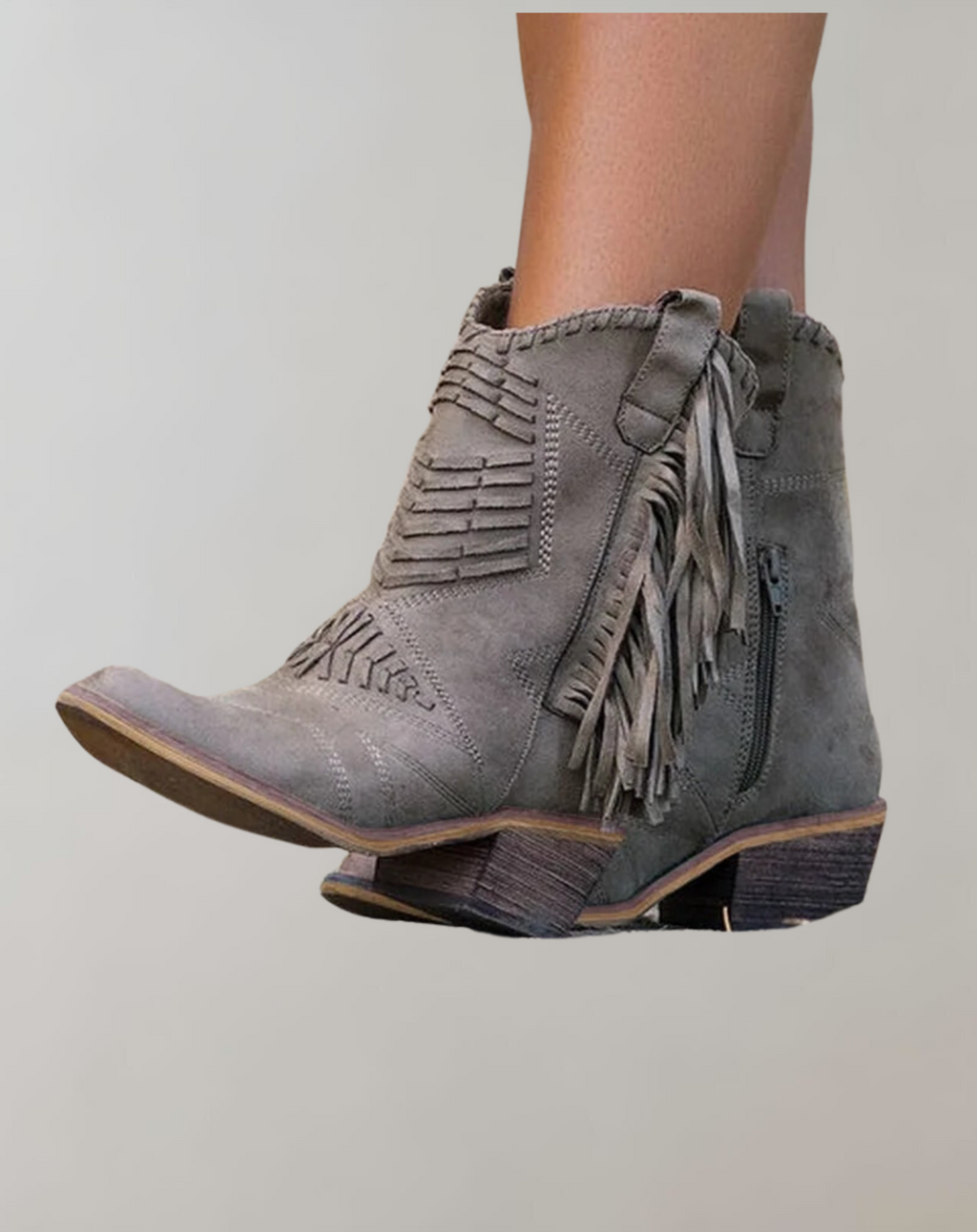 GR | Western cowgirl fringe boots