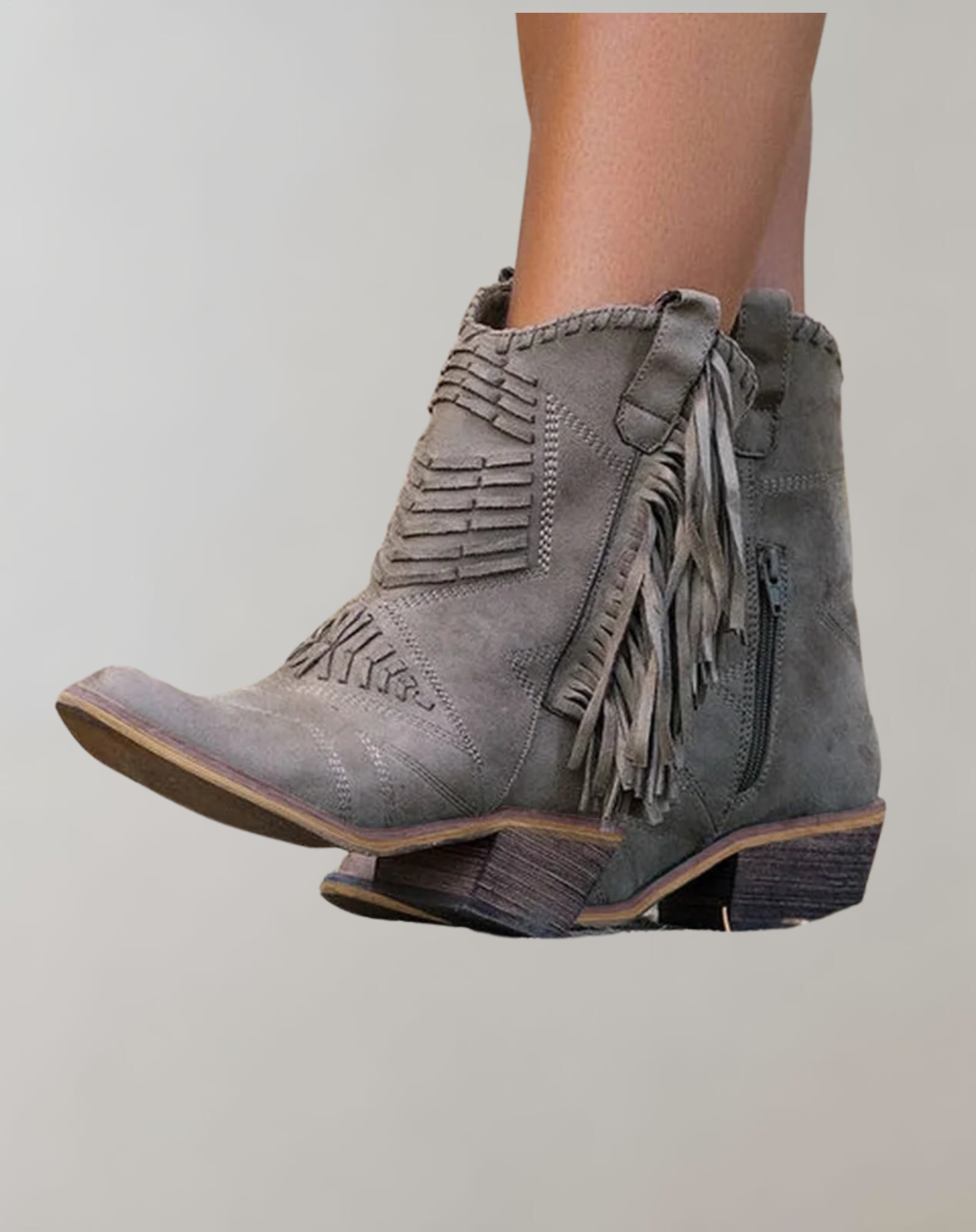 GR | Western cowgirl fringe boots