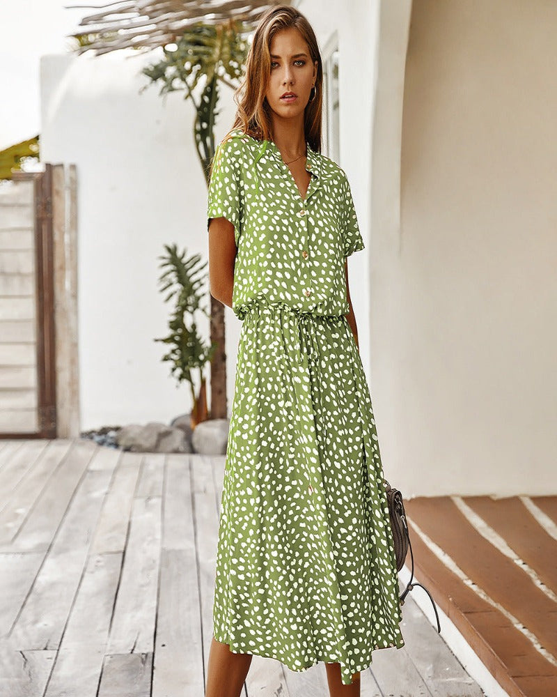 GR | Hemdkleid Für Damen Midi