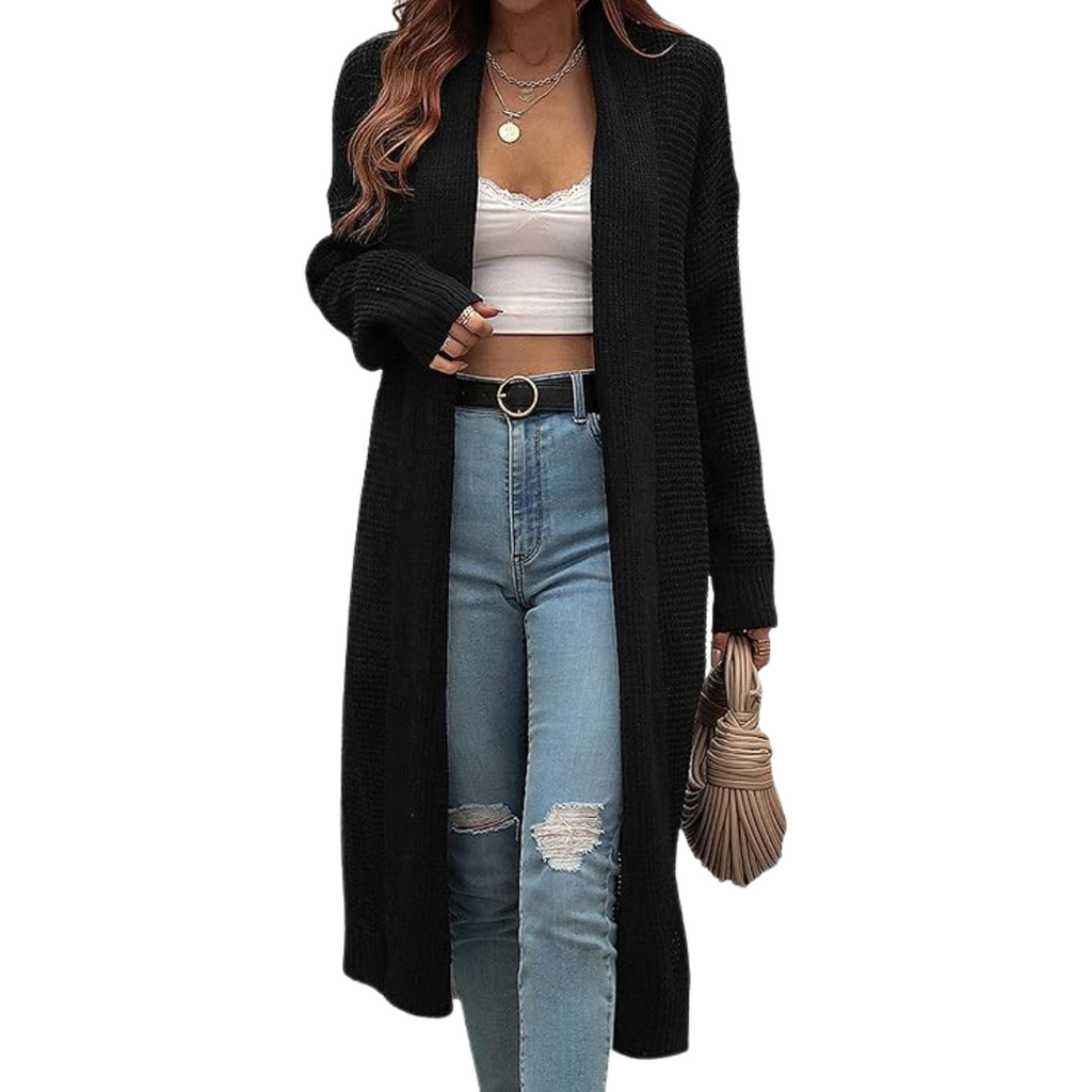 GR | Long Open Cardigan for Women