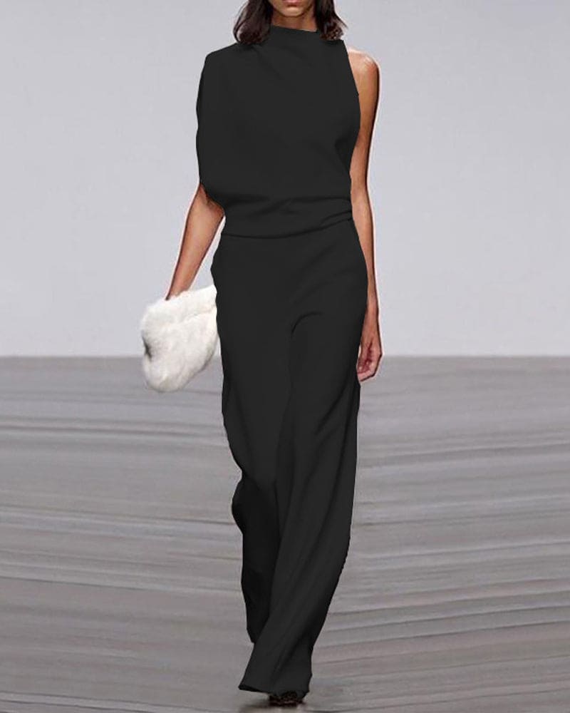GR | Premium One Shoulder Jumpsuit