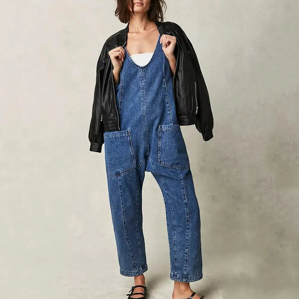 GR | Stylish denim jumpsuit