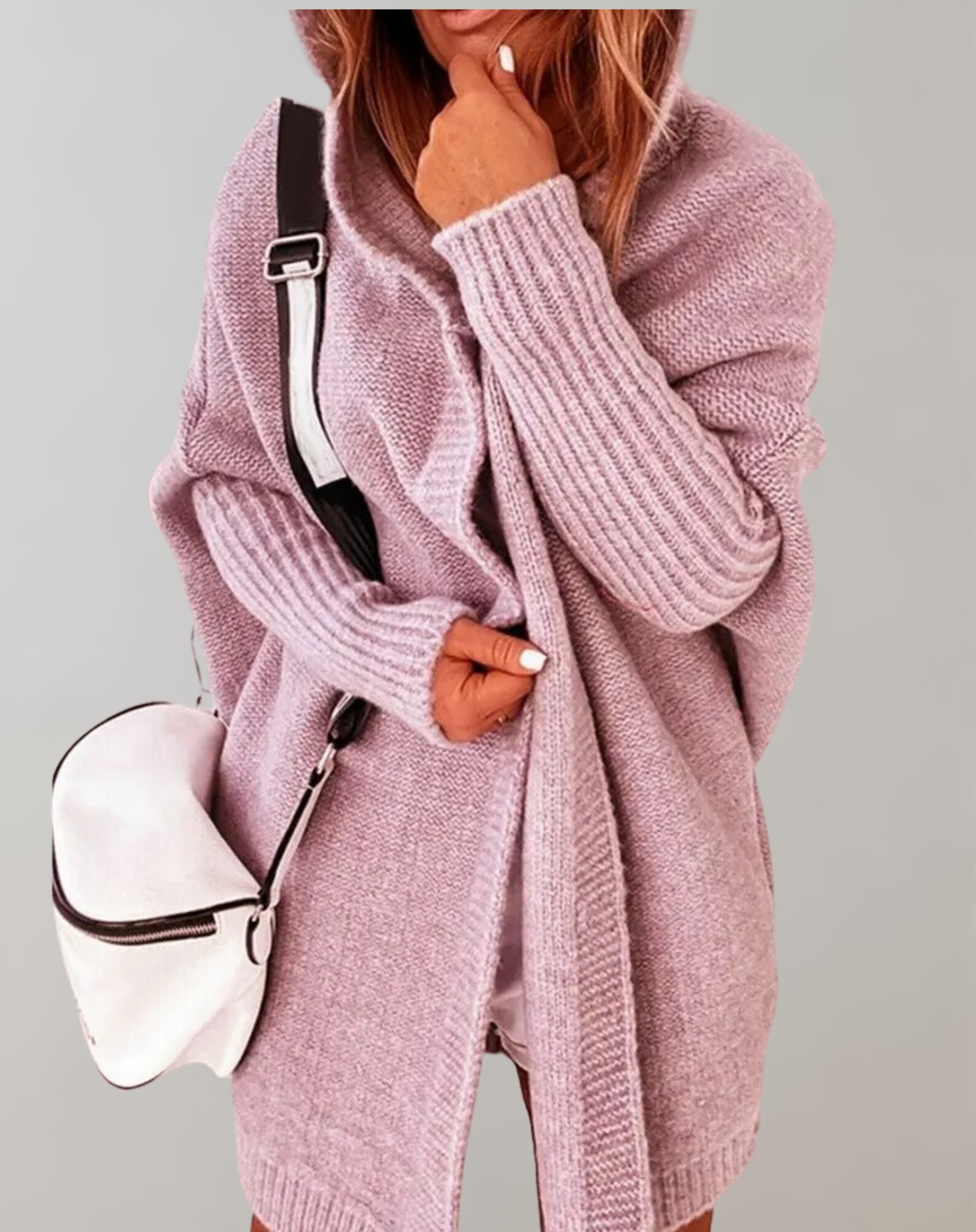 GR | Pullover Lange Strickjacke