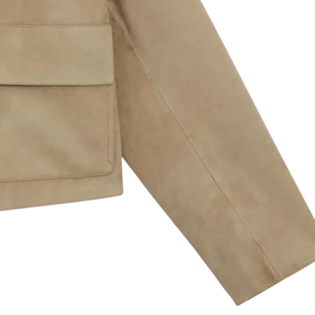 GR | Beige leather jacket