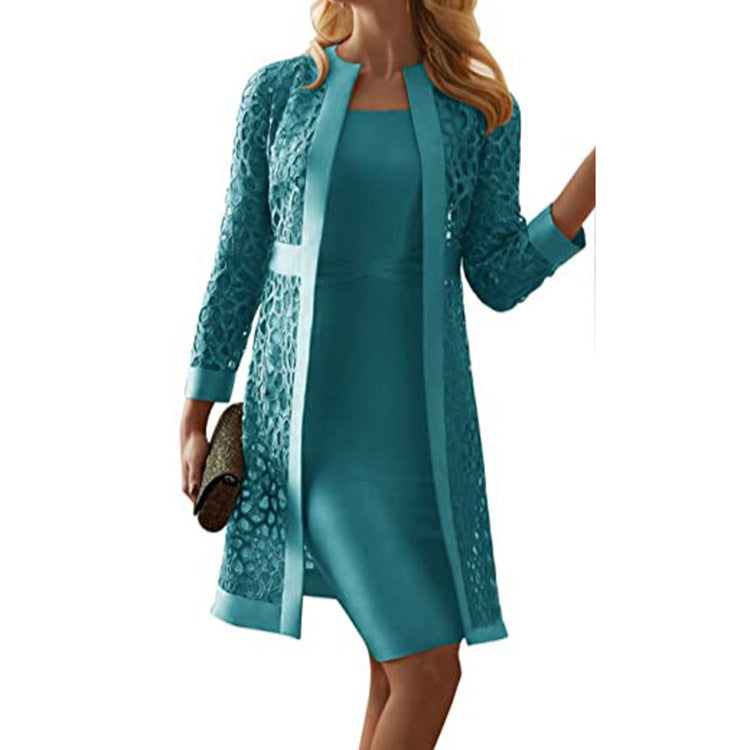 GR | Zarter Look - Zweiteiliges Kleid aus Spitze