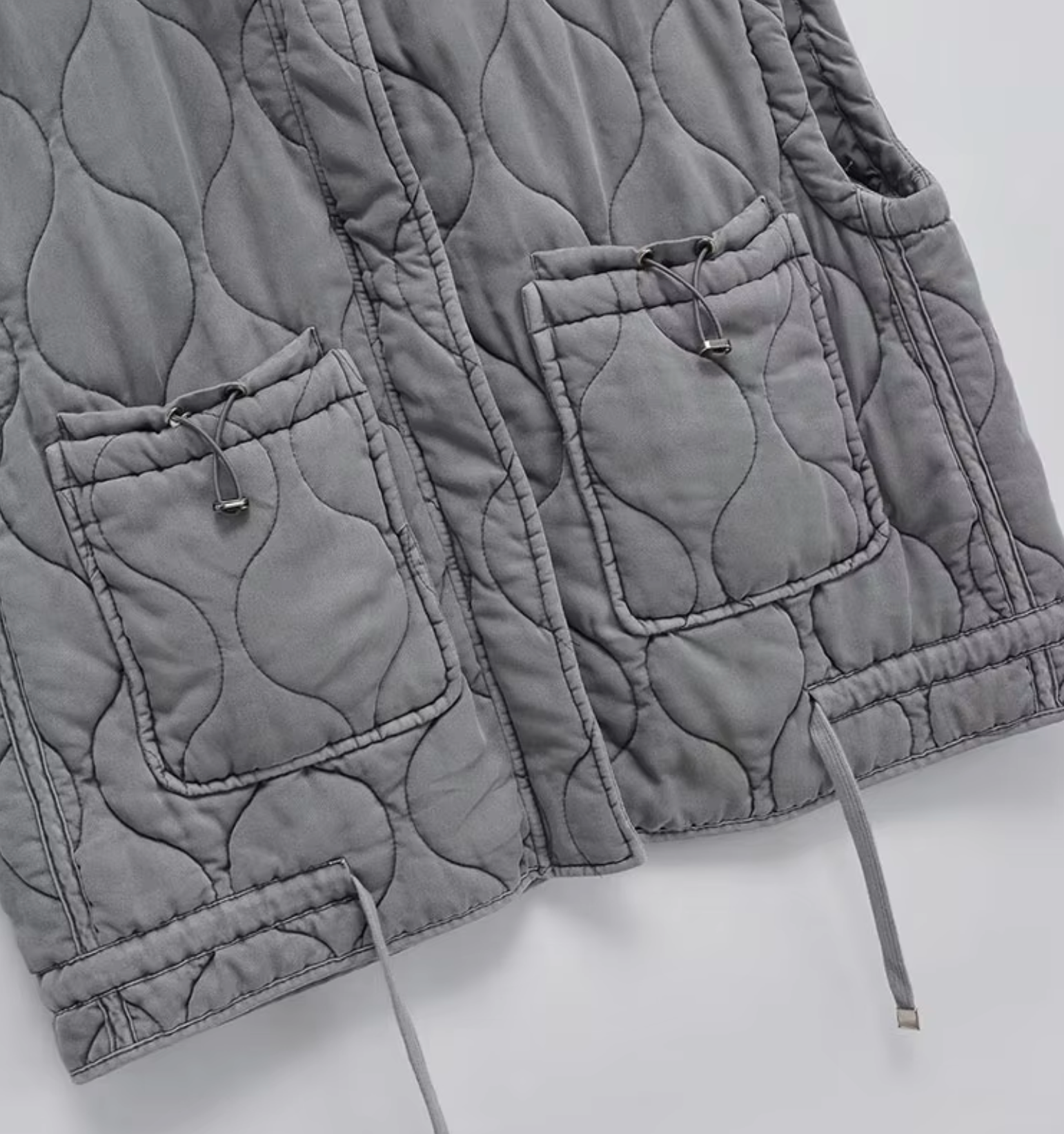 GR | Padded sleeveless cotton vest for women