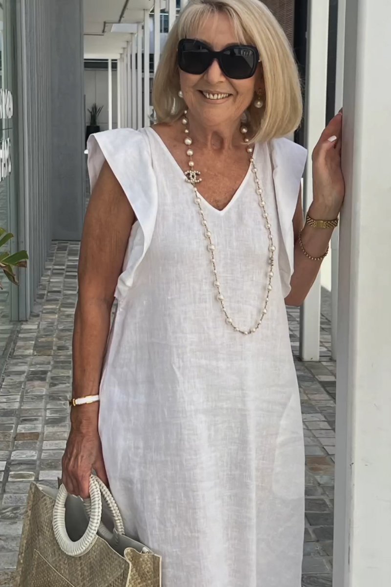 GR | Casual dress made of cotton and linen