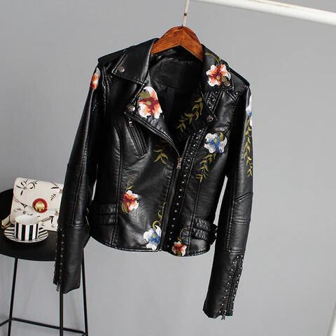 GR | Leather Jacket - Everlasting Chic - Timeless elegance and style for women
