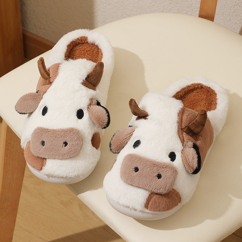 GR | Cow slippers for women