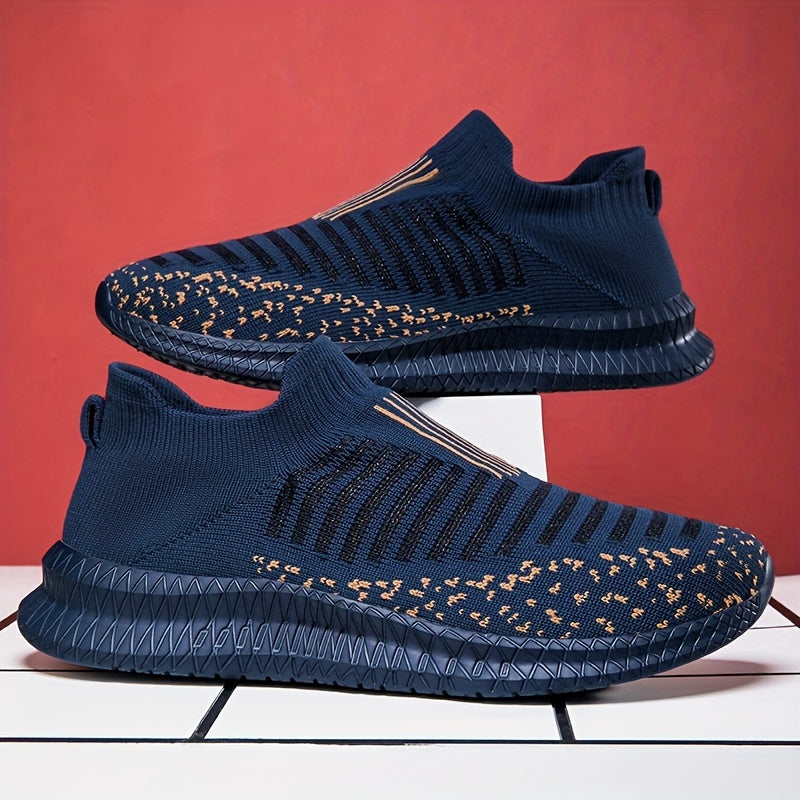 GR | Breathable slip-on sneakers with knit upper