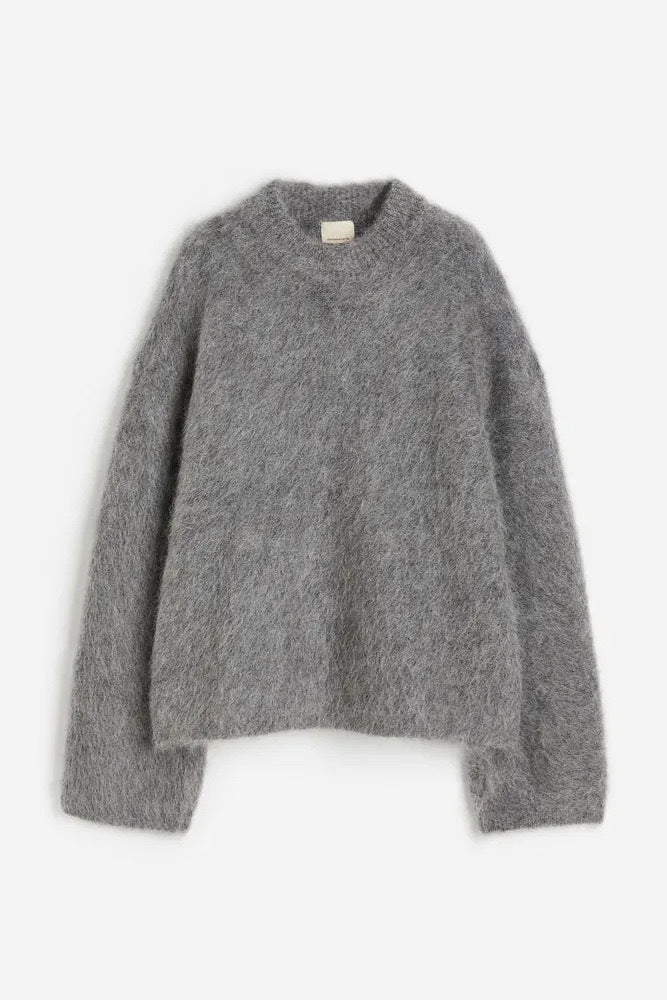 GR | made of mohair - oversized women's sweater