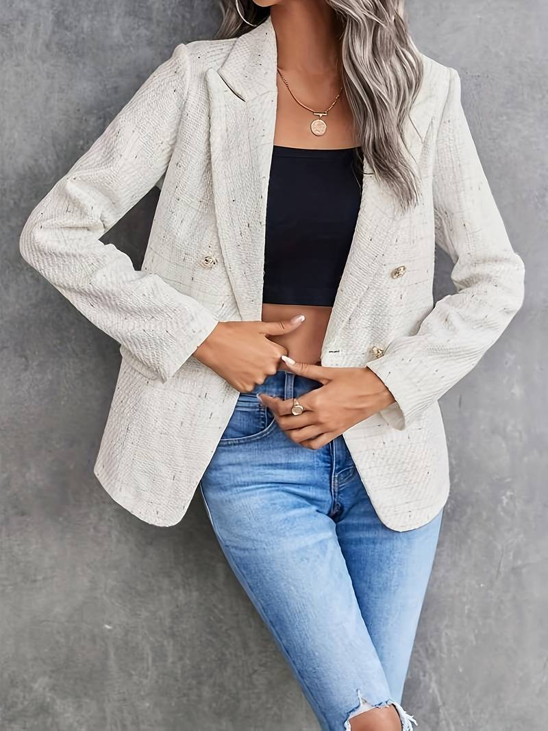 GR | Long-sleeved blazer with lapel collar for women | Stylish and elegant