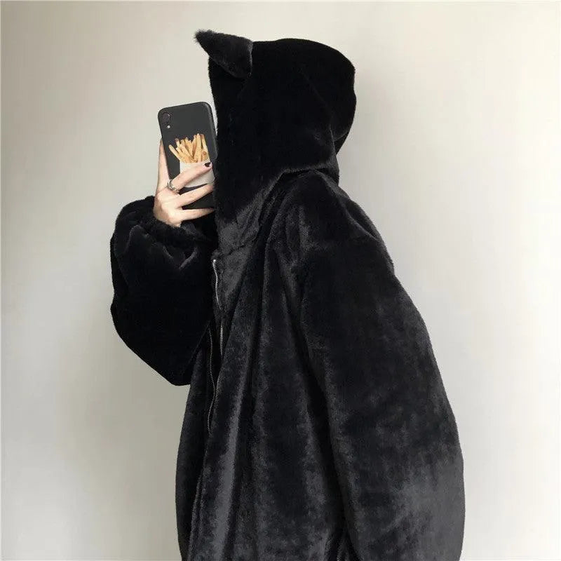GR | Faux-Fur-Coat