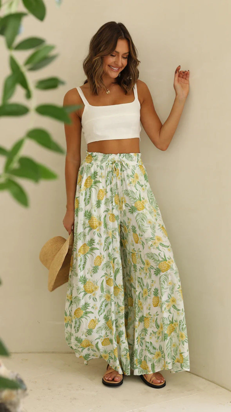 GR | Sommerverliebte Palazzo Hose