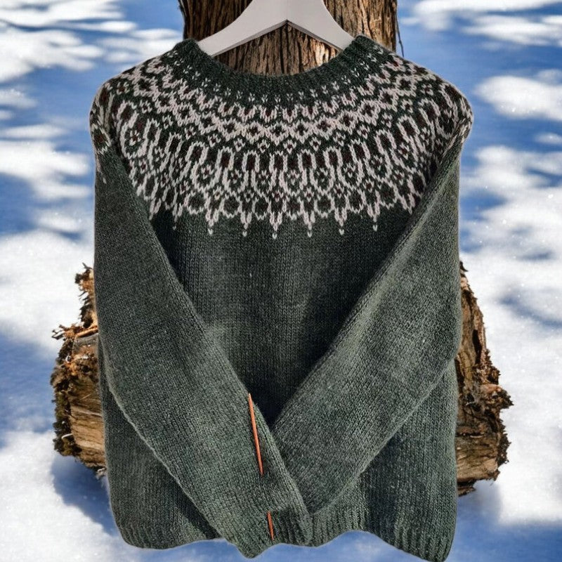 GR | Jacquard Pullover Im Eleganten Design