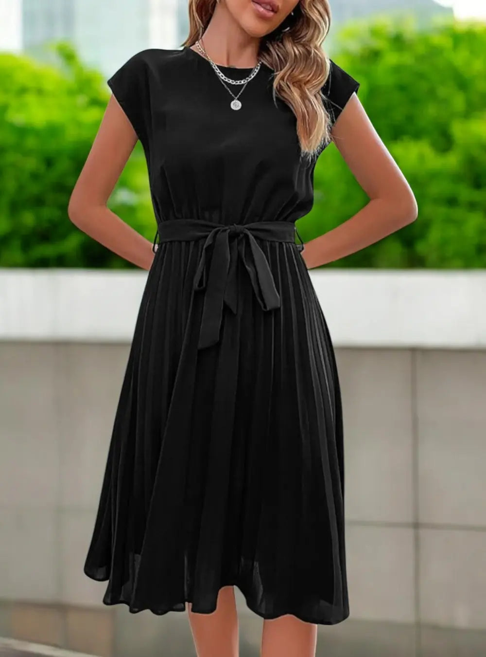 GR | Elegante Midi Sommerkleid