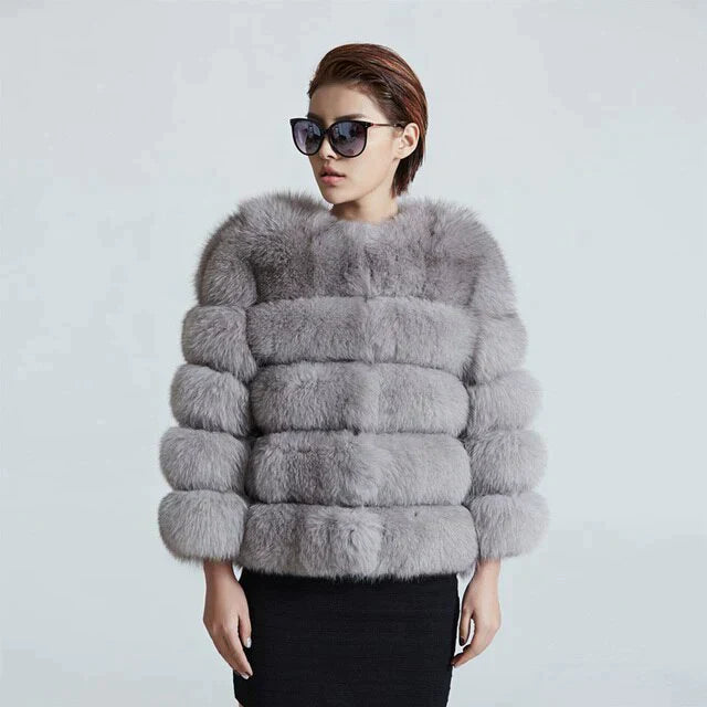 Elegant fur jacket