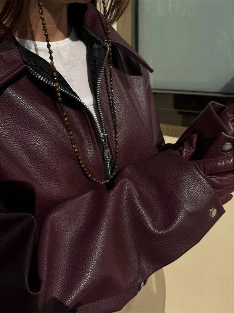 GR | Vegan leather jacket