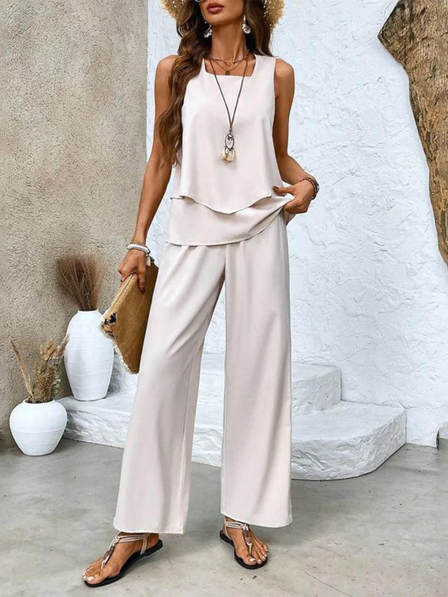 GR | Stylish floral top and pants set