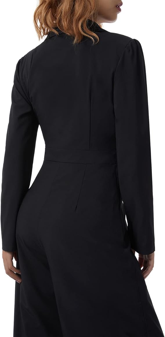 GR Long-sleeved jumpsuit with a slim fit for women