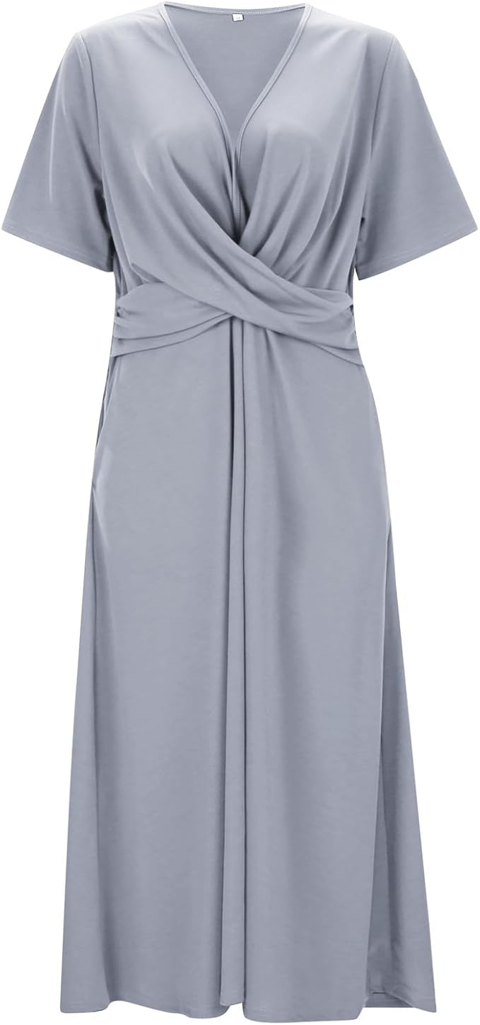 GR | Crossover Midikleid für Damen